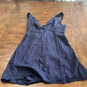 Navy blue dress